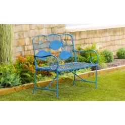 Evergreen Metal School Of Fish Garden Bench -Optimal Home Decoration GUEST 00ea154f 2137 4081 9d36 55bc943bd9db