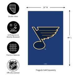 Evergreen NHL St Louis Blues Applique House Flag 28 X 44 Inches Outdoor Decor For Homes And Gardens -Optimal Home Decoration GUEST 00f1b248 ba2c 47ce 8c7d 3841b846ea79