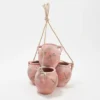 Evergreen Hanging Pot Planter, Terra Cotta