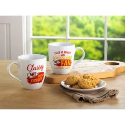 Evergreen Kansas City Chiefs, Ceramic Cup O'Java 17oz Gift Set -Optimal Home Decoration GUEST 04b9abcc db85 4b38 8d57 26b401729efd