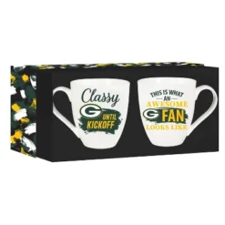 Evergreen Green Bay Packers, Ceramic Cup O'Java 17oz Gift Set -Optimal Home Decoration GUEST 05b78833 7e2f 4b83 babc b6cf06d95f0d