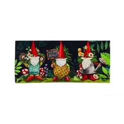Evergreen Indoor Outdoor Doormat Bundle Set Of 5 - Frame And 4 Welcome Seasonal Inserts Garden Gnomes Birdhouse Snowman Bless This Home -Optimal Home Decoration GUEST 08a0378c ac7b 4f27 bc4f 7c49a0efe890