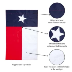 Evergreen Flag Texas State Flag House Applique Flag -Optimal Home Decoration GUEST 0ceb9bd4 371d 46ee a3c6 8e33df25741d
