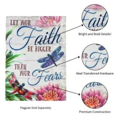 Evergreen Faith Be Bigger Than Fear Garden Linen Flag- 12.5 X 18 Inches Outdoor Decor For Homes And Gardens 11 Evergreen Faith Be Bigger Than Fear Garden Linen Flag- 12.5 X 18 Inches Outdoor Decor For Homes And Gardens -Optimal Home Decoration GUEST 10c09369 6a6f 4956 959a 70ba23445993