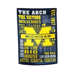 Evergreen Embossed Suede Flag, House Size, University Of Michigan -Optimal Home Decoration GUEST 191404f3 319c 4779 a774 1676c88a77a2