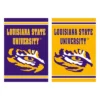 Evergreen Embossed Suede Flag, House Size, Louisiana State University