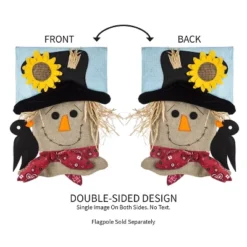Evergreen Scarecrow Season Burlap Garden Flag, 12.5 X 18 Inches -Optimal Home Decoration GUEST 1b0e6b7d 212e 4410 ab1a 844372cadda6