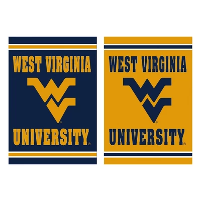 Evergreen Embossed Suede Flag, House Size, West Virginia University 1 Evergreen Embossed Suede Flag, House Size, West Virginia University