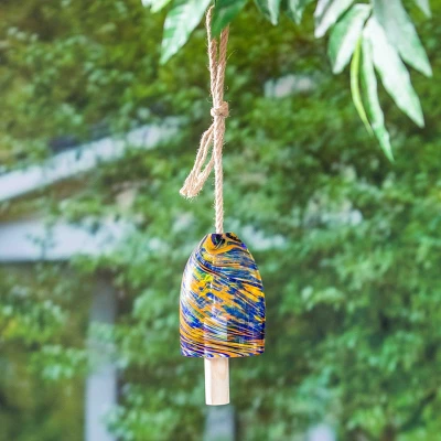 Evergreen 8"H Royal Swirl Chime 1 Evergreen 8"H Royal Swirl Chime