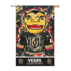 Evergreen NHL Las Vegas Golden Knights Suede House Flag 28 X 44 Inches Outdoor Decor For Homes And Gardens
