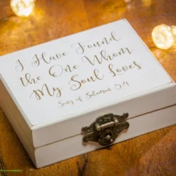 Evergreen Wooden Ring Holder, I Have Found The One- 5 X 2 X 6 Inches Wedding And Bridal Shower Decor -Optimal Home Decoration GUEST 218a1611 6b25 41dc bcfa a936566d31da