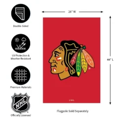 Evergreen NHL Chicago Blackhawks Applique House Flag 28 X 44 Inches Outdoor Decor For Homes And Gardens -Optimal Home Decoration GUEST 237d2dbb 0aef 469b 9efa 7f816af8c1c0