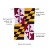 Evergreen Flag Maryland State Flag House Applique Flag