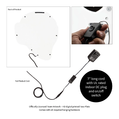 Evergreen Ultra-Thin Edgelight LED Wall Decor, Helmet, Buffalo Sabres- 15.6 X 19 Inches Made In USA 2 Evergreen Ultra-Thin Edgelight LED Wall Decor, Helmet, Buffalo Sabres- 15.6 X 19 Inches Made In USA - Image 2