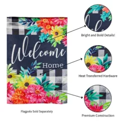 Evergreen Summer Bloom Garden Flag 12.5 X 18 Inches Indoor Outdoor Decor -Optimal Home Decoration GUEST 242002b7 65a7 4791 a33e 0531247f8988