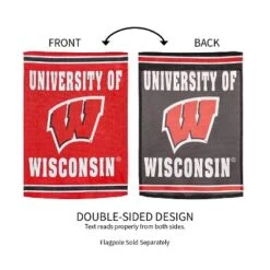 Evergreen Embossed Suede Flag, GDN Size, University Of Wisconsin-Madison -Optimal Home Decoration GUEST 24da6b6c 9859 44db 953f bc6a28b0398f