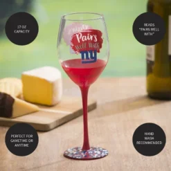 Evergreen New York Giants, 17oz Boxed Stemware -Optimal Home Decoration GUEST 24e73bd3 bd96 4042 ada1 3d0caa9dc99f