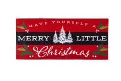 Evergreen Merry Little Christmas Sassafras Indoor Outdoor Switch Doormat 1'10"x10" Red 7 Evergreen Merry Little Christmas Sassafras Indoor Outdoor Switch Doormat 1'10"x10" Red -Optimal Home Decoration GUEST 27f3db47 1bbf 4812 a0a0 2c59047b630b