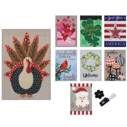 Evergreen Seasonal Burlap Flag Set Of 8 14 Evergreen Seasonal Burlap Flag Set Of 8 -Optimal Home Decoration GUEST 28dbd325 b96d 4079 9ac1 47a5a70f60ad