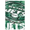 Evergreen NFL New York Jets Garden Suede Flag 12.5 X 18 Inches Indoor Outdoor Decor