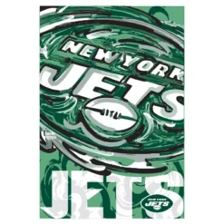 Evergreen NFL New York Jets Garden Suede Flag 12.5 X 18 Inches Indoor Outdoor Decor