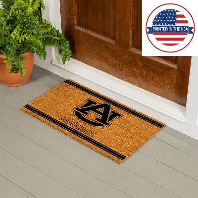 Evergreen Auburn University Logo Turf Mat, Brown- 28 X 16 Inches Indoor Outdoor Doormat 5 Evergreen Auburn University Logo Turf Mat, Brown- 28 X 16 Inches Indoor Outdoor Doormat - Image 5