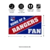 Evergreen New York Rangers Team Turf Mat- 28 X 16 Inches Indoor Outdoor Doormat
