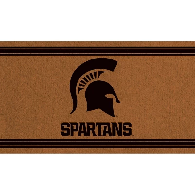 Evergreen Michigan State University Logo Turf Mat, Brown- 28 X 16 Inches Indoor Outdoor Doormat 1 Evergreen Michigan State University Logo Turf Mat, Brown- 28 X 16 Inches Indoor Outdoor Doormat