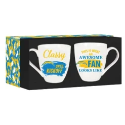 Evergreen Los Angeles Chargers, Ceramic Cup O'Java 17oz Gift Set -Optimal Home Decoration GUEST 32c51c3c 3135 4fa4 8a63 0966a0cf6b0b