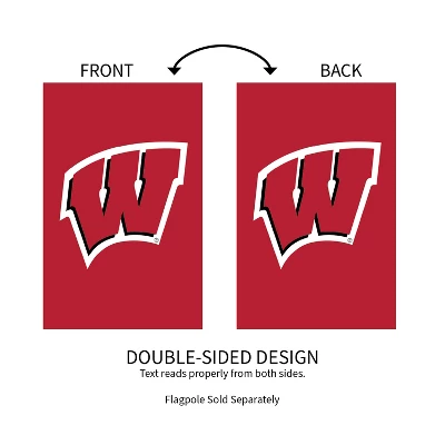 Evergreen Applique Flag, Reg, University Of Wisconsin-Madison 3 Evergreen Applique Flag, Reg, University Of Wisconsin-Madison - Image 3