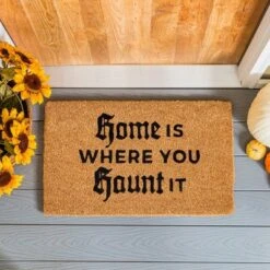 Evergreen 16 X 28 Halloween Greeting Coir Mat, Home Is Where You Haunt It For Indoor And Outdoor Decor -Optimal Home Decoration GUEST 34693d26 ddeb 421f 9d42 ea258026bbae