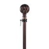 Evergreen Diamond Cut Ball Interchangeable Finial, Bronze- 4x2.25x2.25 In Durable Hardware For Flags