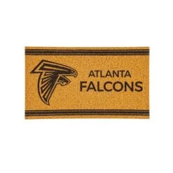 Evergreen Atlanta Falcons Logo Turf Mat, Brown- 28 X 16 Inches Indoor Outdoor Doormat -Optimal Home Decoration GUEST 3a973b41 8600 4df0 badf 09620322f444