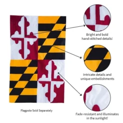 Evergreen Flag Maryland State Flag House Applique Flag -Optimal Home Decoration GUEST 3bb4ca7f cf81 4efa a853 5b34b18fcb60