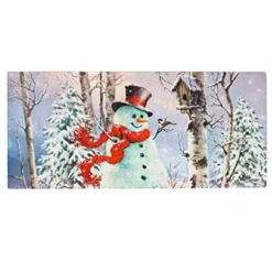 Evergreen Indoor Outdoor Doormat Bundle Set Of 5 - Frame And 4 Welcome Seasonal Inserts Garden Gnomes Birdhouse Snowman Bless This Home -Optimal Home Decoration GUEST 3cb24c92 e282 46ac b46e ffc0b5a7e052