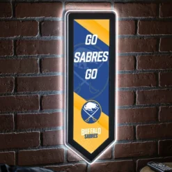 Evergreen Ultra-Thin Glazelight LED Wall Decor, Pennant, Buffalo Sabres- 9 X 23 Inches Made In USA -Optimal Home Decoration GUEST 3f5d3bbe 59e6 46a0 9b20 40686b69f09a