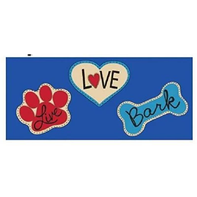 Evergreen Indoor Outdoor Doormat Bundle Set Of 5 - Frame And 4 Welcome Paw Print Pet Inserts 4 Evergreen Indoor Outdoor Doormat Bundle Set Of 5 - Frame And 4 Welcome Paw Print Pet Inserts - Image 4