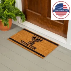 Evergreen Texas Tech University Logo Turf Mat, Brown- 28 X 16 Inches Indoor Outdoor Doormat -Optimal Home Decoration GUEST 420f9f8e 5889 4ecf 8ea9 a0535ed9ee41