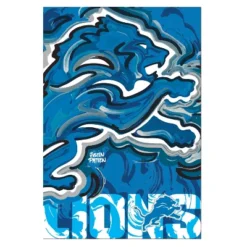 Evergreen NFL Detroit Lions Garden Suede Flag 12.5 X 18 Inches Indoor Outdoor Decor