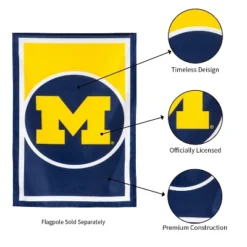 Evergreen Flag, DS New Burlap, Reg, University Of Michigan -Optimal Home Decoration GUEST 44a7d3ad 6f12 429b 8ebe 1ddae5f1fdc0