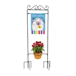 Evergreen Potted Plant Garden Flag Stand -Optimal Home Decoration GUEST 48e1a8c3 f7ae 455a 8773 62c121bd9738