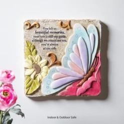 Evergreen 10" X 10" Beautiful Memories Memorial Stepping Stone, Indoor And Outdoor Decor For Home, Lawn And Garden 8 Evergreen 10" X 10" Beautiful Memories Memorial Stepping Stone, Indoor And Outdoor Decor For Home, Lawn And Garden -Optimal Home Decoration GUEST 494c437e 0779 4f26 9d98 7c556cdcfbd1