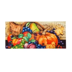 Evergreen Indoor Outdoor Doormat Bundle Set Of 5 - Frame And 4 Welcome Seasonal Inserts Halloween Pumpkin Gnome Gather Harvest Thanksgiving -Optimal Home Decoration GUEST 4b03f04b 51c0 4082 9f43 1dff6dce877d