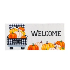 Evergreen 4-Season Sassafras Mats, Set Of 6, Welcome -Optimal Home Decoration GUEST 4c99a9b7 5f8d 42b0 bc27 c3c9d3f50800