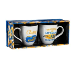 Evergreen Los Angeles Chargers, Ceramic Cup O'Java 17oz Gift Set