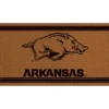 Evergreen University Of Arkansas Logo Turf Mat, Brown- 28 X 16 Inches Indoor Outdoor Doormat