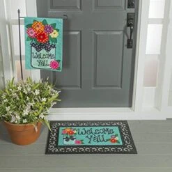 Evergreen Indoor Outdoor Welcome Y'all Bundle Set Of 4 - Garden Flag Stand And Flag, Sassafras Doormat Frame And Sassafras Insert 9 Evergreen Indoor Outdoor Welcome Y'all Bundle Set Of 4 - Garden Flag Stand And Flag, Sassafras Doormat Frame And Sassafras Insert -Optimal Home Decoration GUEST 4e673be9 cff1 46e2 9e24 e6e37cff84d3