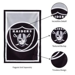 Evergreen Flag, DS New Burlap, Reg, Las Vegas Raiders 8 Evergreen Flag, DS New Burlap, Reg, Las Vegas Raiders -Optimal Home Decoration GUEST 4f0d0afe 0f37 4117 aa9d f86c213aeaf2