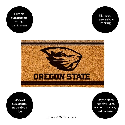 Evergreen Oregon State University Logo Turf Mat, Brown- 28 X 16 Inches Indoor Outdoor Doormat 3 Evergreen Oregon State University Logo Turf Mat, Brown- 28 X 16 Inches Indoor Outdoor Doormat - Image 3