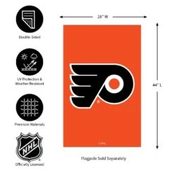 Evergreen NHL Philadelphia Flyers Applique House Flag 28 X 44 Inches Outdoor Decor For Homes And Gardens -Optimal Home Decoration GUEST 52cba4ac f038 453a 9bc5 5cd9e890ea80